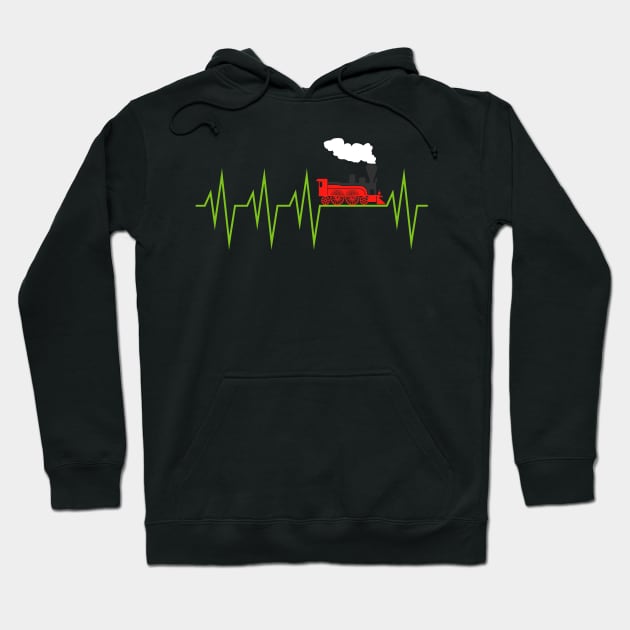 Model railway H0 Heartbeat Hoodie by QQdesigns